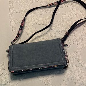 Phone wallet compact crossbody RFID